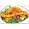 Signmission Chicken Tenders Banner Heavy Duty 13 Oz Vinyl with Grommets B-60 Chicken Tenders - alternate 1
